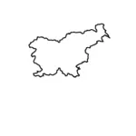 Wektor mapa Słowenii