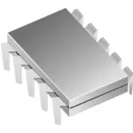 Immagine vettoriale microchip