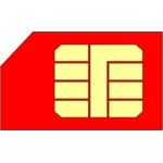SIM カード ベクトル画像