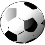 फुटबॉल की गेंद के वेक्टर चित्रण