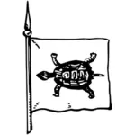 Anowara flag vector image