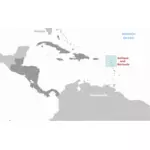 Antigua ve Barbuda konumu görüntü