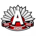 ANZAC röda logotyp