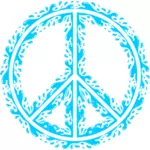 Contorno do símbolo da paz.