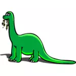Desenhos animados vector clipart de dinossauro