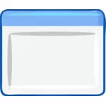 Компьютер окна значок векторное изображение