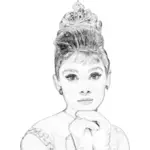Audrey Hepburn szkicu