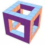 Fargerike cube