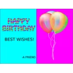Best birthday wishes on a card