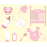 Acessórios de bebê menina