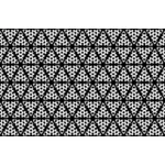 Motif de fond avec les triangles noir et blancs