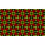 Rote und grüne Tapete-Vektor-Bild