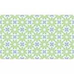 Designer pattern in green and blue