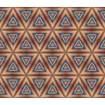 Latar belakang coklat dengan segitiga biru