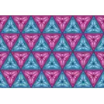 Triangulära färgglada mönster vektorbild