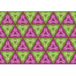 Kleurrijke driehoeken in een patroon