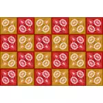 Background pattern in red and orange