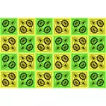 노란색과 녹색 배경 패턴