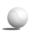 Honkbal bal vectorillustratie