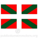 Baskiska vektor flagga