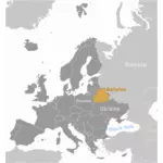 Beyaz Rusya yerleşim etiketi