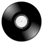 Vinyl रिकॉर्ड के वेक्टर चित्रण