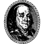 Benjamin Franklin vektör çizim