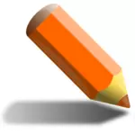 Orange-Bleistift