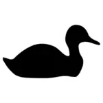 Image de silhouette de canard