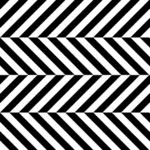 Graphics of black and white alternating diagonal stripes