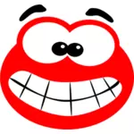 Immagine vettoriale di grande bocca sorridente blob