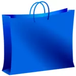 Dessin vectoriel de sac bleu