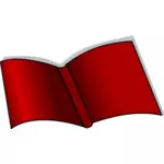 كتاب غلاف أحمر رفيع