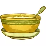 Bowl with porridge