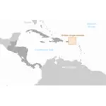 British Virgin Islands vector image