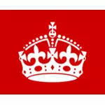 Ilustracja wektorowa korony brytyjskiej