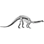 Бронтозавра скелет