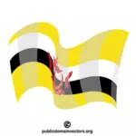 Flagge des Bundesstaates Brunei