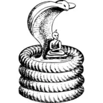 Bouddha et cobra