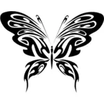 Butterfly vector silhouette
