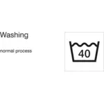 Normal washing process - 40° C