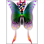 Flügel mit Farbe