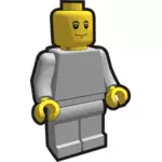 Lego minifigure vektor klip seni