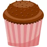 Cupcake de chocolate