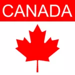 कनाडा राष्ट्रीय प्रतीक वेक्टर चित्रण