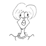 Lady's caricature