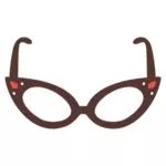 Katze-Brillen