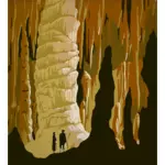 Caverna con persone