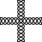 Knitted cross