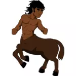 Centaur med mörk hud